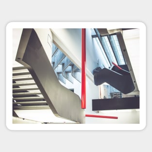 Architect Zaha Hadid in Rome - Maxxi Museum Sticker